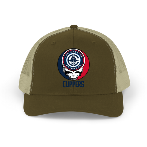 Los Angeles Clippers Stealie Grateful Dead Trucker Cap
