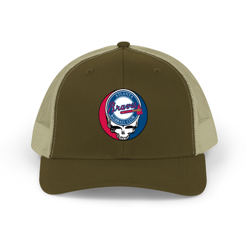 Atlanta Braves Stealie Grateful Dead Trucker Cap