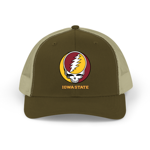 Iowa State Stealie Grateful Dead Trucker Cap