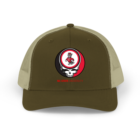 NC State Stealie Grateful Dead Trucker Cap