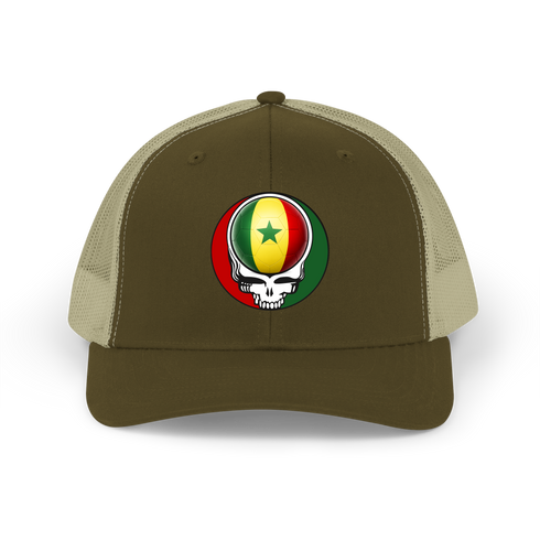Senegal FIFA World Cup Stealie Grateful Dead Trucker Cap