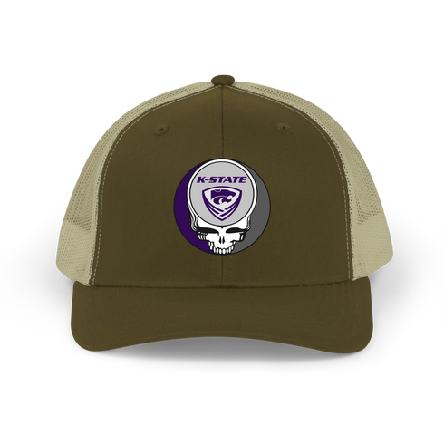 Kansas State Stealie Grateful Dead Trucker Cap