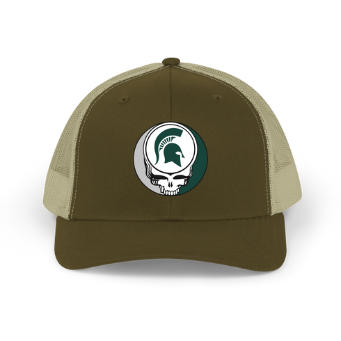Michigan State Stealie Grateful Dead Trucker Cap