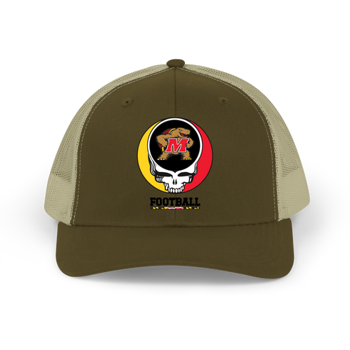 Maryland Football Stealie Grateful Dead Trucker Cap