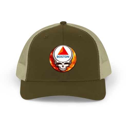 Red Sox Citgo Crystal Stealie Stealie Grateful Dead Trucker Cap