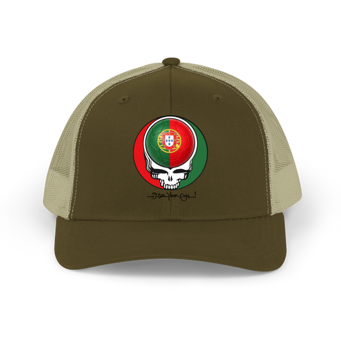 Portugal FIFA World Cup Stealie Grateful Dead Trucker Cap
