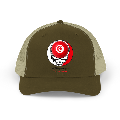 Tunisia FIFA World Cup Stealie Grateful Dead Trucker Cap