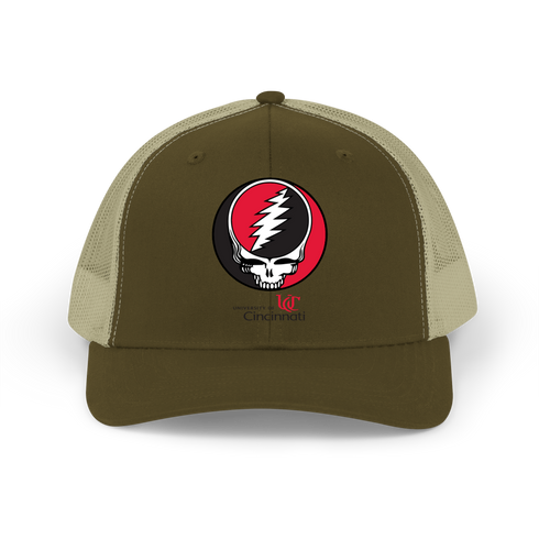 University of Cincinnati Stealie Grateful Dead Trucker Cap