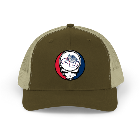 Gonzaga Stealie Grateful Dead Trucker Cap