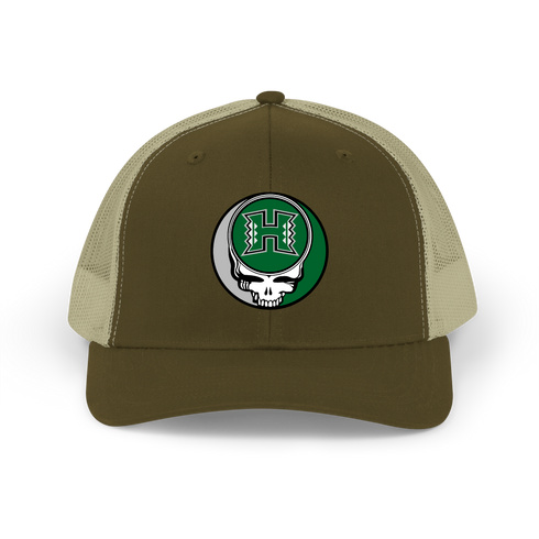 University of Hawaii Stealie Grateful Dead Trucker Cap