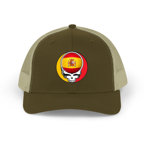 Spain FIFA World Cup Stealie Grateful Dead Trucker Cap