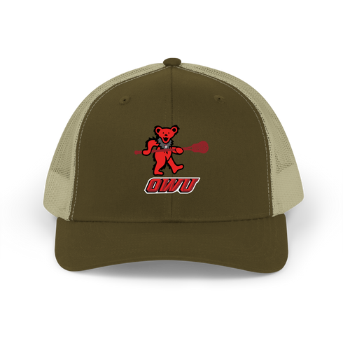 Ohio Wesleyan Lax Stealie Grateful Dead Trucker Cap
