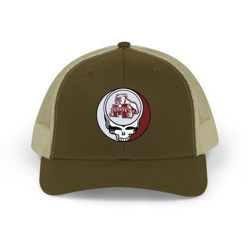 Mississippi State Stealie Grateful Dead Trucker Cap