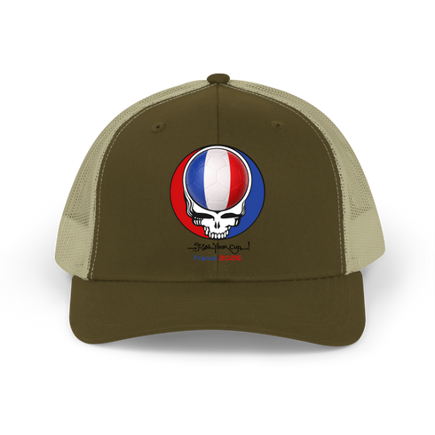 France FIFA World Cup Stealie Grateful Dead Trucker Cap
