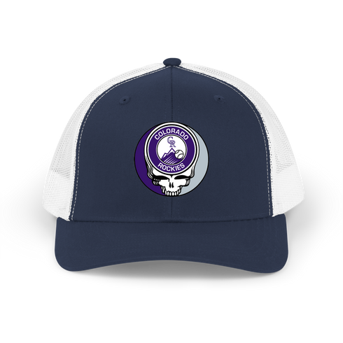 Colorado Rockies Stealie Grateful Dead Trucker Cap