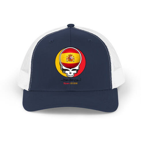 Spain FIFA World Cup Stealie Grateful Dead Trucker Cap