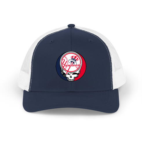 New York Yankees Classic Stealie Grateful Dead Trucker Cap