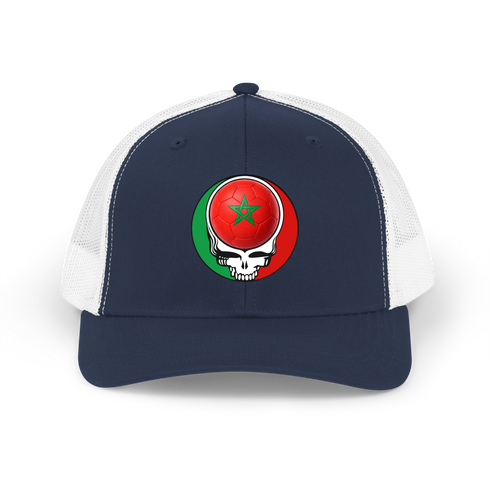 Morocco FIFA World Cup Stealie Grateful Dead Trucker Cap
