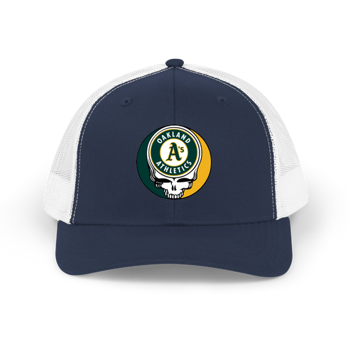 Oakland Athletics Stealie Grateful Dead Trucker Cap