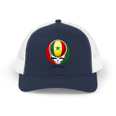 Senegal FIFA World Cup Stealie Grateful Dead Trucker Cap