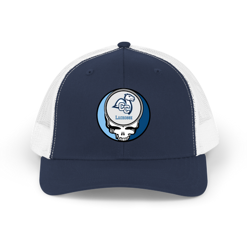 Connecticut College Lacrosse Stealie Grateful Dead Trucker Cap