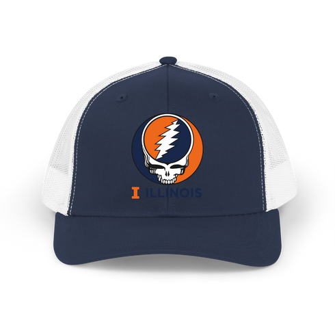 Illinois Stealie Grateful Dead Trucker Cap