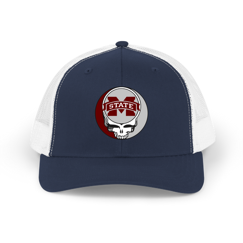 Mississippi State Stealie Grateful Dead Trucker Cap