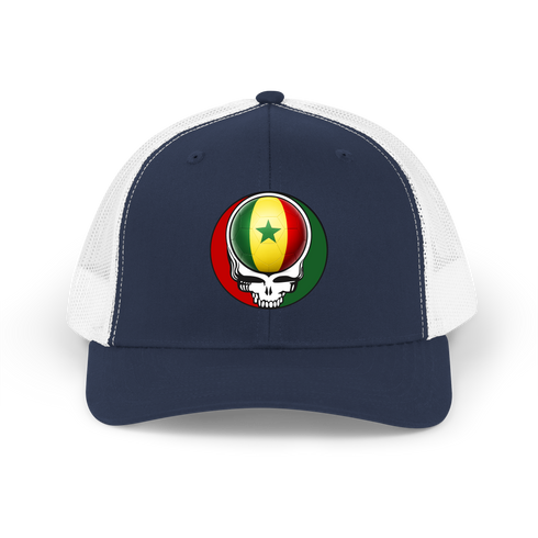 Senegal FIFA World Cup Stealie Grateful Dead Trucker Cap
