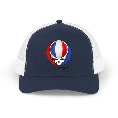 France FIFA World Cup Stealie Grateful Dead Trucker Cap