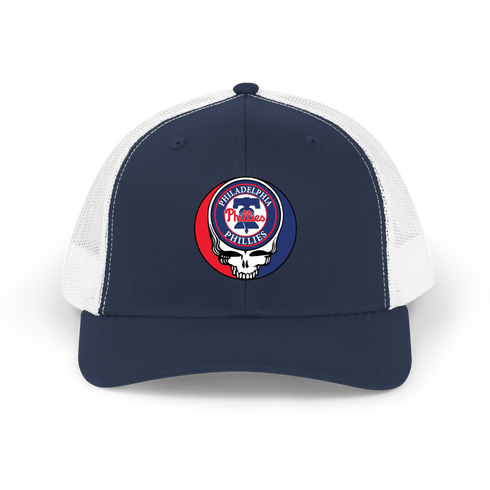 Philadelphia Philles Stealie Grateful Dead Trucker Cap
