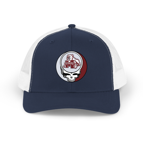 Mississippi State Stealie Grateful Dead Trucker Cap