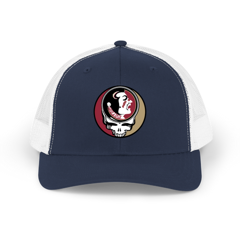 Florida State Seminole Stealie Grateful Dead Trucker Cap