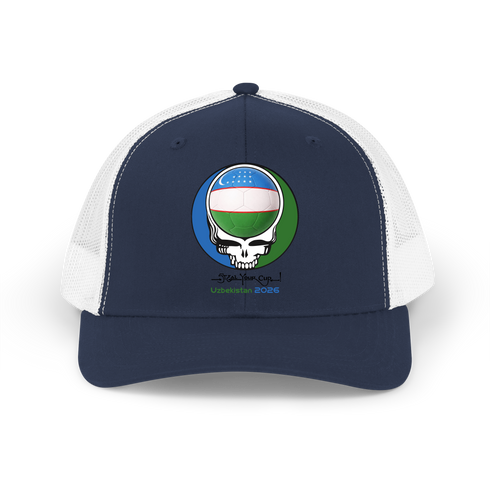 Uzbekistan FIFA World Cup Stealie Grateful Dead Trucker Cap