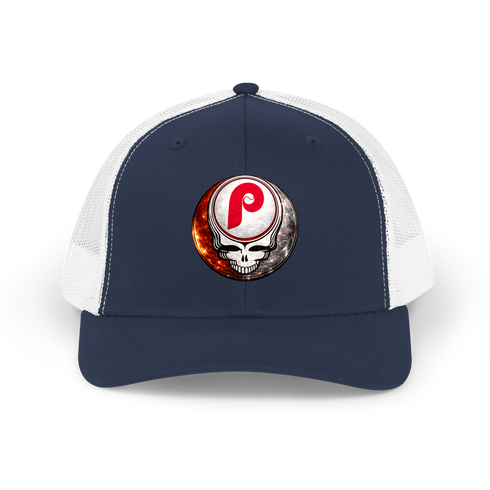 Phillies Crystal Stealie Stealie Grateful Dead Trucker Cap