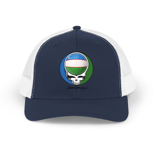 Uzbekistan FIFA World Cup Stealie Grateful Dead Trucker Cap