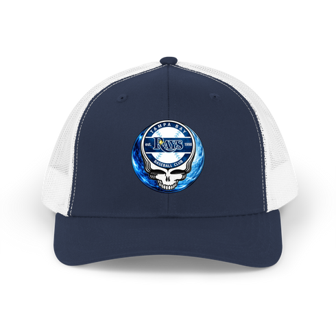 Tampa Bay Rays Crystal Stealie Stealie Grateful Dead Trucker Cap