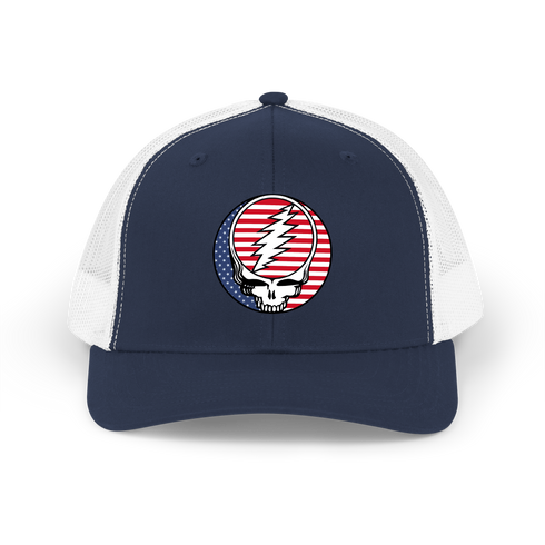 Stars and Stripes Stealie Trucker Cap