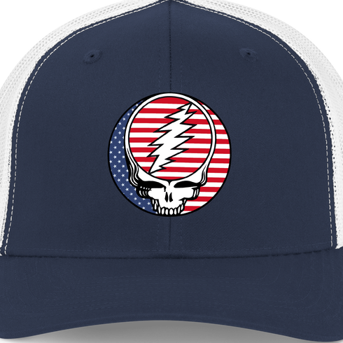 Stars and Stripes Stealie Trucker Cap