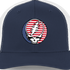 Stars and Stripes Stealie Trucker Cap
