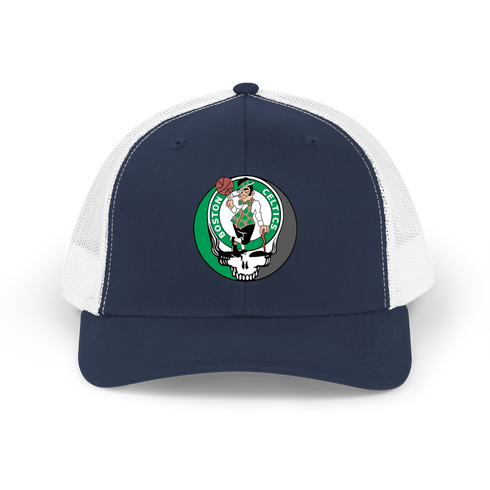 Boston Celtics Leprechaun Stealie Grateful Dead Trucker Cap