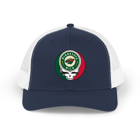 Minnesota Wild Stealie Grateful Dead Trucker Cap
