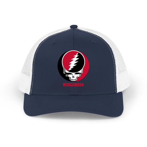University of Wisconsin Stealie Grateful Dead Trucker Cap
