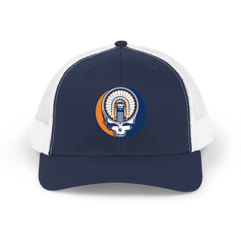 Chief Illiniwek Stealie Grateful Dead Trucker Cap