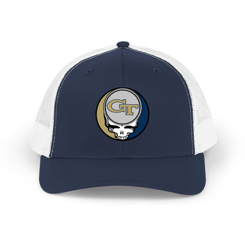 Georgia Tech Stealie Grateful Dead Trucker Cap