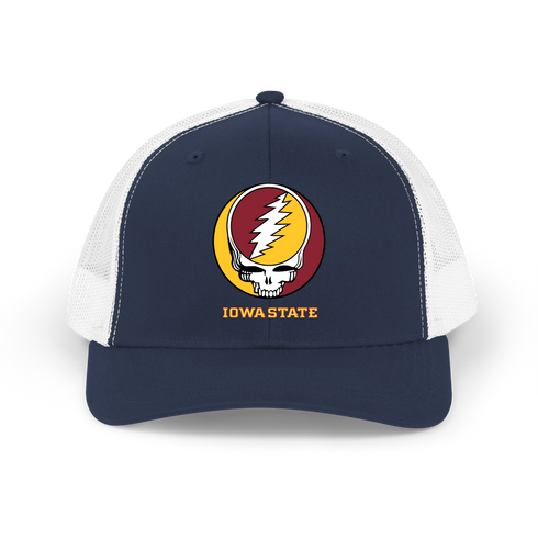 Iowa State Stealie Grateful Dead Trucker Cap