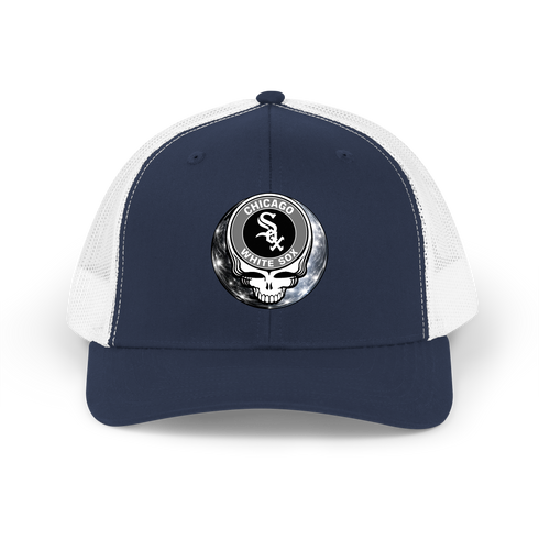 Chicago White Sox Crystal Stealie Stealie Grateful Dead Trucker Cap