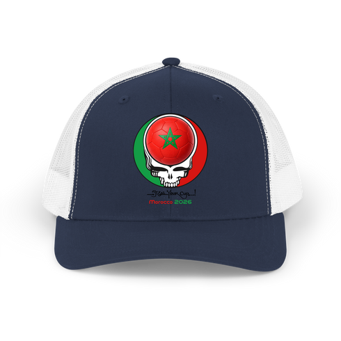 Morocco FIFA World Cup Stealie Grateful Dead Trucker Cap