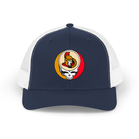 Ottawa Senators Stealie Grateful Dead Trucker Cap