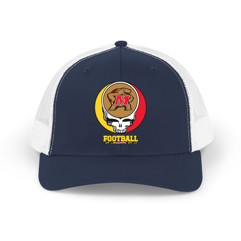 Maryland Football Stealie Grateful Dead Trucker Cap