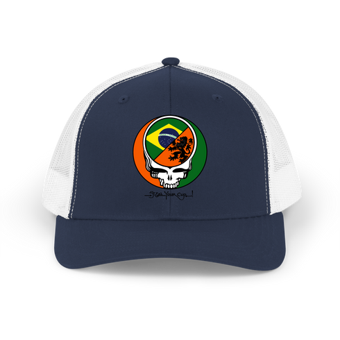 Brazil x Dutch World Cup Stealie Grateful Dead Trucker Cap
